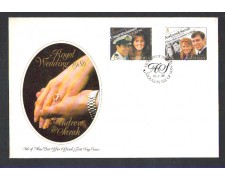 1986 - LOTTO/IDM313FDC - ISOLA DI MAN - NOZZE PRINCIPE ANDREA - FDC 1986 - LOTTO/IDM313FDC - ISOLA DI MAN - NOZZE PRINCIPE ANDREA - FDC