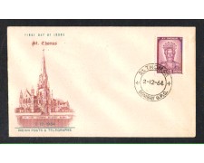 1964 - LOTTO/INDIA241FDC - INDIA - VISITA PAPA PAOLO VI° - BUSTA FDC 1964 - LOTTO/INDIA241FDC - INDIA - VISITA PAPA PAOLO VI° - BUSTA FDC