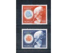 1973 - LOTTO/NORV615CPN - NORVEGIA - BACILLO DELLA LEBBRA 2v. - NUOVI 1973 - LOTTO/NORV615CPN - NORVEGIA - BACILLO DELLA LEBBRA 2v. - NUOVI