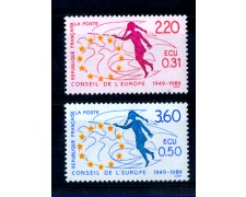 1989 - LOTTO/FRAS101CPN - FRANCIA - SERVIZIO -  CONSIGLIO D'EUROPA 2v. - NUOVI