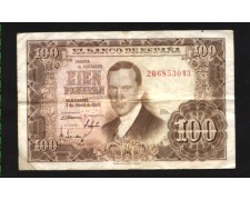 SPAGNA - 1953 - LOTTO/10458 - 100 PESETAS JULIO ROMERO SPAGNA - 1953 - LOTTO/10458 - 100 PESETAS JULIO ROMERO