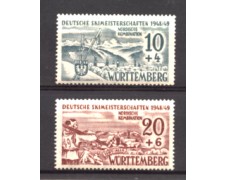 GERMANIA - WURTTEMBERG OCCUPAZ.- 1949 - LOTTO/10490 - SCI - LIN. GERMANIA - WURTTEMBERG OCCUPAZ.- 1949 - LOTTO/10490 - SCI - LIN.