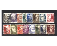 GERMANIA - ZONA SOVIETICA - 1948 - LOTTO/10493 - UOMINI ILLUSTRI USATI GERMANIA - ZONA SOVIETICA - 1948 - LOTTO/10493 - UOMINI ILLUSTRI USATI