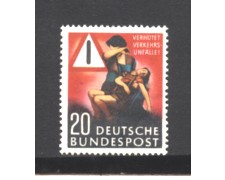 1953 - LOTTO/5282N - GERMANIA FEDERALE - 20p. PREVENZIONE INCIDENTI - NUOVO 1953 - LOTTO/5282N - GERMANIA FEDERALE - 20p. PREVENZIONE INCIDENTI - NUOVO