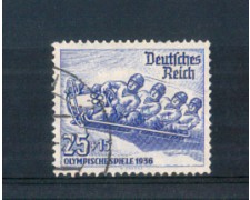 1935 - LOTTO/GER561U - GERMANIA REICH - 25+15p. OLIMPIADI BOB - USATO 1935 - LOTTO/GER561U - GERMANIA REICH - 25+15p. OLIMPIADI BOB - USATO