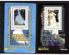 2003 - LOTTO/REP2725CPT - REPUBBLICA - EUROPA MANIFESTI - 2 TESSERE FILAT. 2003 - LOTTO/REP2725CPT - REPUBBLICA - EUROPA MANIFESTI - 2 TESSERE FILAT.