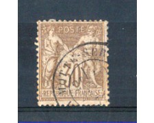 1876/81 - LOTTO/FRA69U - FRANCIA - 30c. BRUNO CHIARO - USATO 1876/81 - LOTTO/FRA69U - FRANCIA - 30c. BRUNO CHIARO - USATO