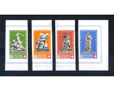 1940 - LOTTO/SVI353ACPN - SVIZZERA - PRO PATRIA MONUMENTI DA FOGLIETTO - NUOVI 1940 - LOTTO/SVI353ACPN - SVIZZERA - PRO PATRIA MONUMENTI DA FOGLIETTO - NUOVI