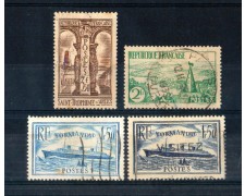 1935/36 - LOTTO/FRA302CPU - FRANCIA - SOGGETTI DIVERSI 4v. - USATI 1935/36 - LOTTO/FRA302CPU - FRANCIA - SOGGETTI DIVERSI 4v. - USATI