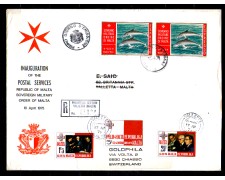 1975 - LOTTO/10743 - MALTA - ACCORDO POSTALE SMOM - BUSTA 1975 - LOTTO/10743 - MALTA - ACCORDO POSTALE SMOM - BUSTA