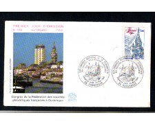 1980 - LOTTO/10924 - FRANCIA - SOCIETA' FILATELICHE  - BUSTA FDC