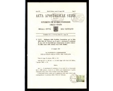 1982 - LOTTO/10992 - VATICANO - LUCA DELLA ROBBIA - ACTA APOSTOLICAE 1982 - LOTTO/10992 - VATICANO - LUCA DELLA ROBBIA - ACTA APOSTOLICAE