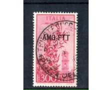 1949 - LOTTO/2205B - TRIESTE A - 300 LIRE POSTA AEREA - USATO
