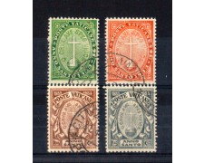 1933 - LOTTO/4178C - VATICANO - ANNO SANTO 4v. - USATI 1933 - LOTTO/4178C - VATICANO - ANNO SANTO 4v. - USATI