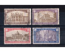 1924 - LOTTO/11083 - REGNO - ANNO SANTO 4v. - USATI