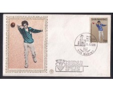 1986 - FDC/2176 CAMPIONATO BOCCE 1986 - FDC/2176 CAMPIONATO BOCCE