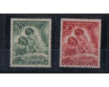 1951 - LBF/2078 - BERLINO - GIORNATA FRANCOBOLLO 1951 - LBF/2078 - BERLINO - GIORNATA FRANCOBOLLO