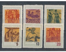 1963 - LBF/2126 - BULGARIA - TOMBE DI KAZANLINK 6v. 1963 - LBF/2126 - BULGARIA - TOMBE DI KAZANLINK 6v.