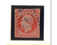 1853/1860 - LBF/2256 - FRANCIA - 40c. ARANCIO SU PAGLIA - USATO 1853/1860 - LBF/2256 - FRANCIA - 40c. ARANCIO SU PAGLIA - USATO