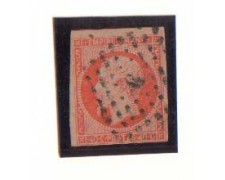 1853/1860 - LBF/2257 - FRANCIA - 40c. ARANCIO SU PAGLIA - USATO 1853/1860 - LBF/2257 - FRANCIA - 40c. ARANCIO SU PAGLIA - USATO
