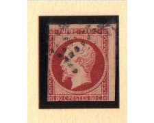 1853/1860 - LBF/2261 - FRANCIA - 80c. CARMINIO - USATO 1853/1860 - LBF/2261 - FRANCIA - 80c. CARMINIO - USATO