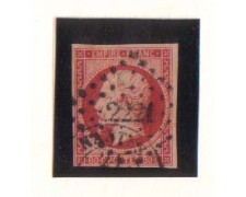 1853/1860 - LBF/2262 - FRANCIA - 80c. CARMINIO - USATO 1853/1860 - LBF/2262 - FRANCIA - 80c. CARMINIO - USATO
