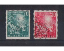 1949 - LBF/2431 - GERMANIA FEDERALE - APERTURA PARLAMENTO 2v. 1949 - LBF/2431 - GERMANIA FEDERALE - APERTURA PARLAMENTO 2v.