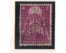 1957 - LBF/2597 - LUSSEMBURGO - EUROPA 4 Fr. 1957 - LBF/2597 - LUSSEMBURGO - EUROPA 4 Fr.