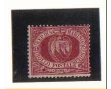 1877/90 - LBF/2722 - S. MARINO - 25c.  STEMMA - T/L