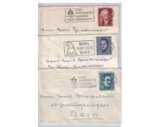 1958 - LOTTO/17355 - SVIZZERA - INSIEME DI TRE BUSTE 1958 - LOTTO/17355 - SVIZZERA - INSIEME DI TRE BUSTE