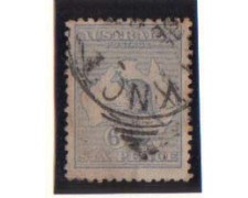 1912/19 - LOTTO/1813 - AUSTRALIA - 6p. BLU 1912/19 - LOTTO/1813 - AUSTRALIA - 6p. BLU