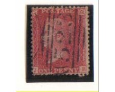 1854 - LOTTO/1828 -  GRAN BRETAGNA - 1p. BRUNO ROSSO POS. JB