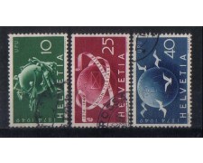 1949 - LOTTO/1886 - SVIZZERA - UPU 3v. - USATI 1949 - LOTTO/1886 - SVIZZERA - UPU 3v. - USATI