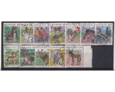 1990 - LOTTO/1896 - SVIZZERA - ANIMALI 1990 - LOTTO/1896 - SVIZZERA - ANIMALI