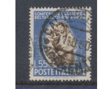 1950 - LOTTO/6111UA - REPUBBLICA - 55 LIRE TABACCO USATO