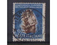 1950 - LOTTO/6111U - REPUBBLICA -  55 LIRE TABACCO USATO