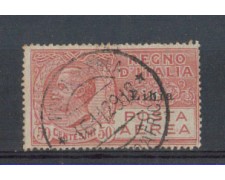 LIBIA - 1928 - LOTTO/3185A - 50c. POSTA AEREA - USATO LIBIA - 1928 - LOTTO/3185A - 50c. POSTA AEREA - USATO