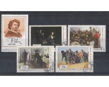 1969 - LOTTO/3322 - UNIONE SOVIETICA - PITTORE RJEPIN 5v.