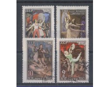 1961 - LOTTO/3336 - UNIONE SOVIETICA - BALLETTI 4v.