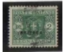 ERITREA - 1934 - LOTTO/ERITS35U - SEGNATASSE 2 LIRE VERDE - USATO
