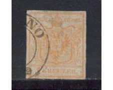 1850 - LOTTO/3491 - AUSTRIA - 1k. ARANCIO USATO 1850 - LOTTO/3491 - AUSTRIA - 1k. ARANCIO USATO