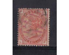1881 - LOTTO/3550 - GRAN BRETAGNA - 1 Sc. ROSSO
