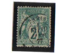 1876/81 - LOTTO/3626 - FRANCIA - 2c. VERDE 1876/81 - LOTTO/3626 - FRANCIA - 2c. VERDE