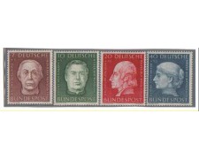 1954 - LOTTO/3633 - GERMANIA FEDERALE - BENEFICENZA V° SERIE 1954 - LOTTO/3633 - GERMANIA FEDERALE - BENEFICENZA V° SERIE