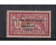 1923 - LOTTO/3655- FRANCIA - CONGRESSO FILATELICO 1923 - LOTTO/3655- FRANCIA - CONGRESSO FILATELICO