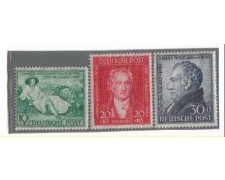 GERMANIA - BIZONA - 1949 - LOTTO/3682 -  GOETHE