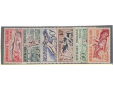 1953 - LOTTO/FRA965CPN - FRANCIA - OLIMPIADI HELSINKI 6v. - NUOVI