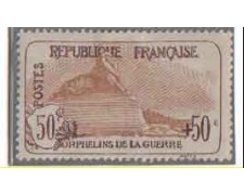 1917/19 - LOTTO/FRA153L - FRANCIA 50+50C. PRO ORFANI GUERRA LING. 1917/19 - LOTTO/FRA153L - FRANCIA 50+50C. PRO ORFANI GUERRA LING.