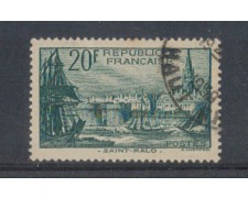 1938 - LOTTO/FRA394U - FRANCIA - 20 Fr. SAINT MALO' - USATO 1938 - LOTTO/FRA394U - FRANCIA - 20 Fr. SAINT MALO' - USATO