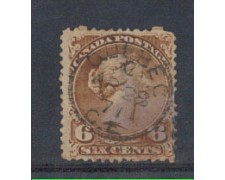 1868/90 - LOTTO/4101 - CANADA - 6c. BRUNO 1868/90 - LOTTO/4101 - CANADA - 6c. BRUNO
